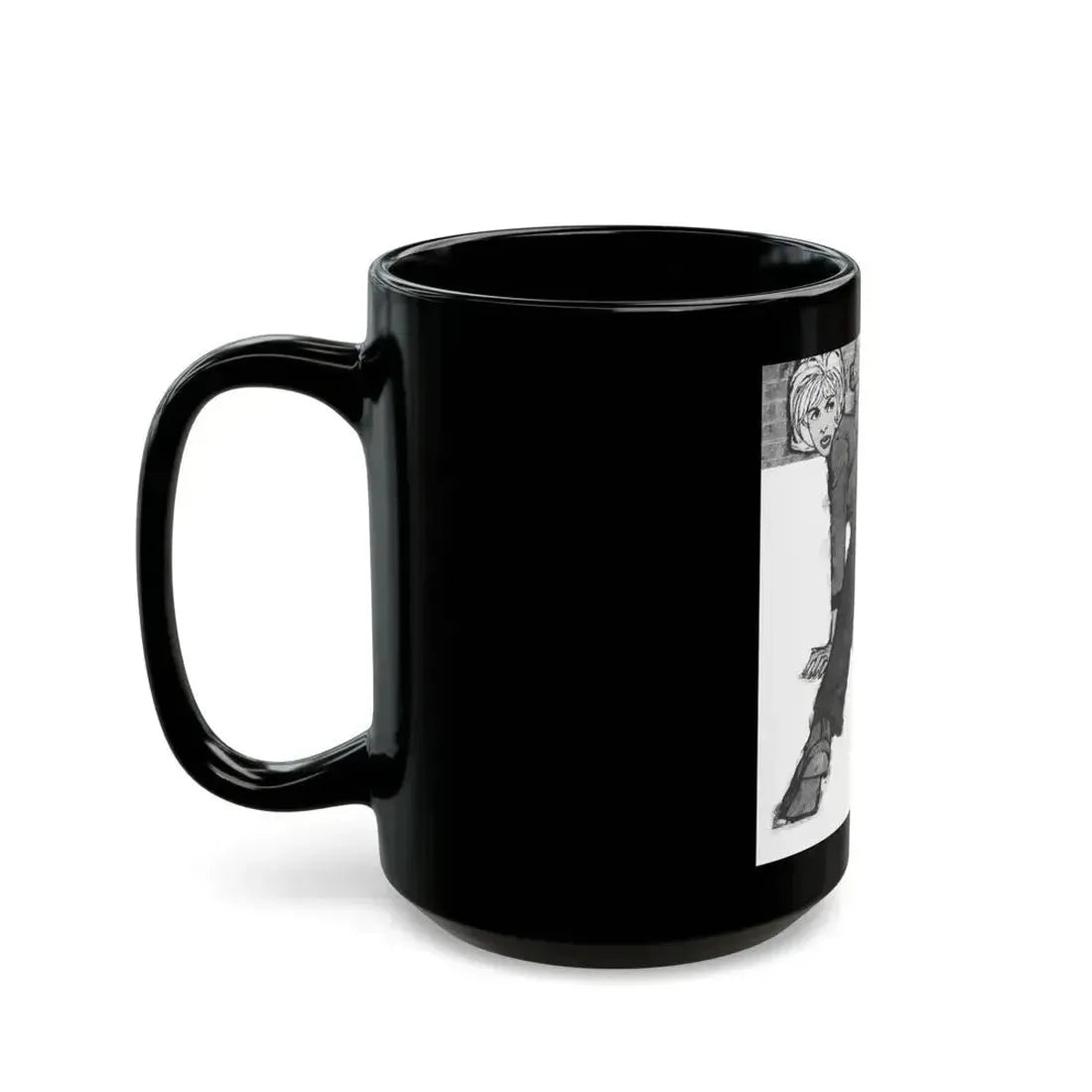 Fortnight In Peril by Frances Minto Cowen, Good Housekeeping, 1961 - Black Coffee Mug - Go Mug Yourself