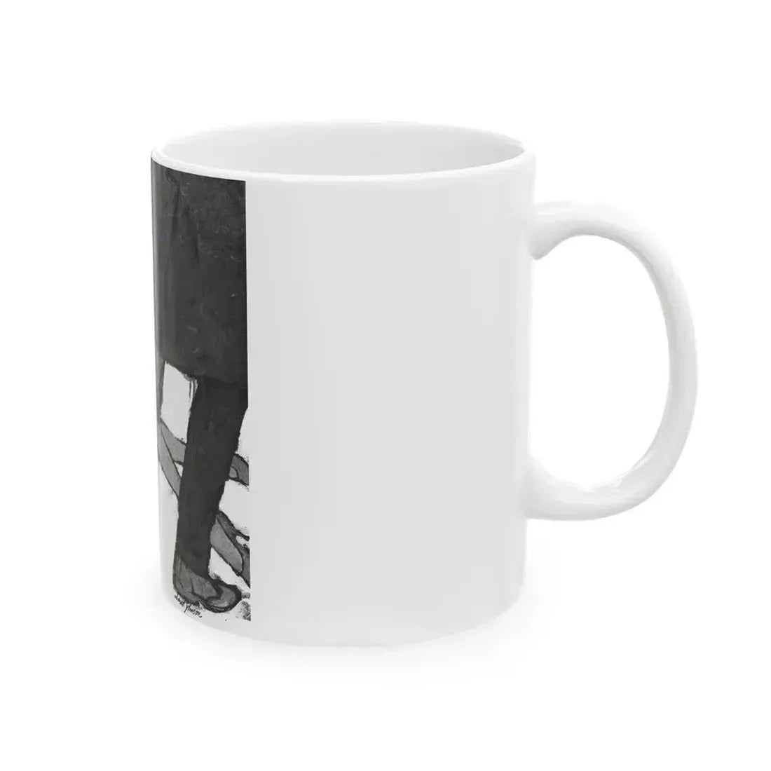 Fortnight In Peril by Frances Minto Cowen, Good Housekeeping, 1961 - White Coffee Mug - Go Mug Yourself