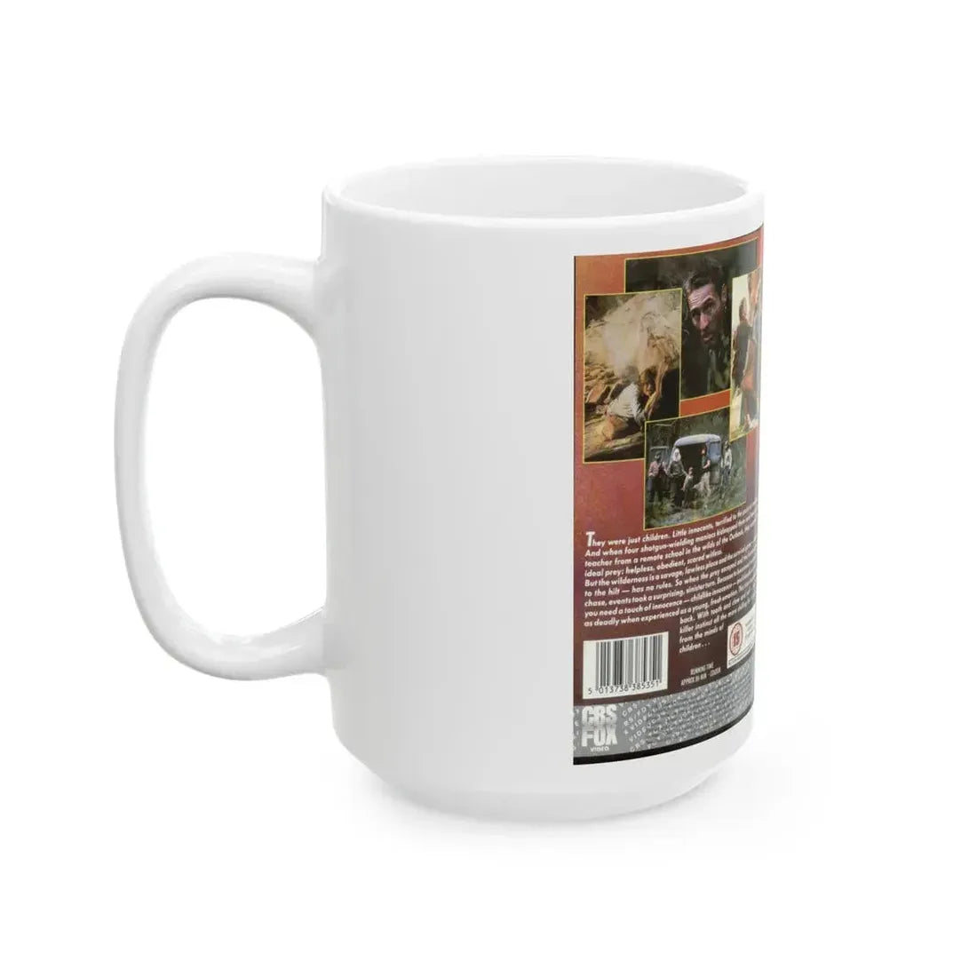 FORTRESS ACTION (VHS COVER) - White Coffee Mug - Go Mug Yourself