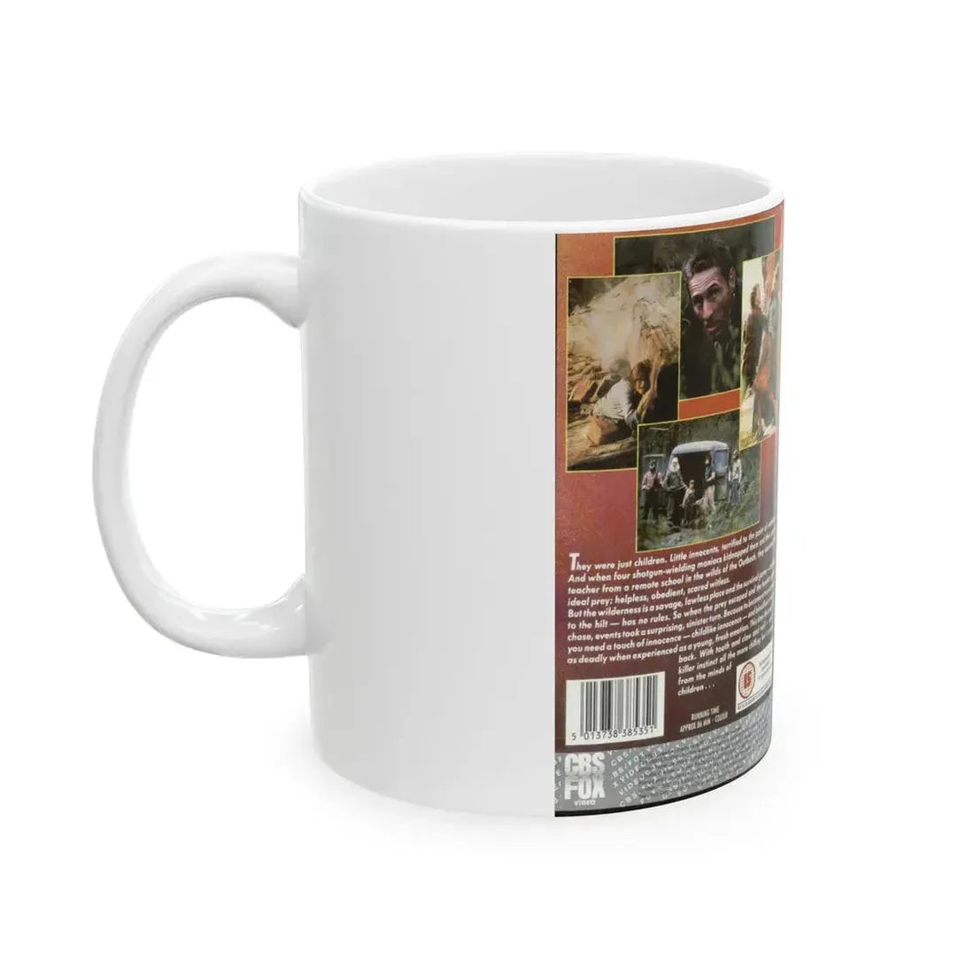 FORTRESS ACTION (VHS COVER) - White Coffee Mug - Go Mug Yourself