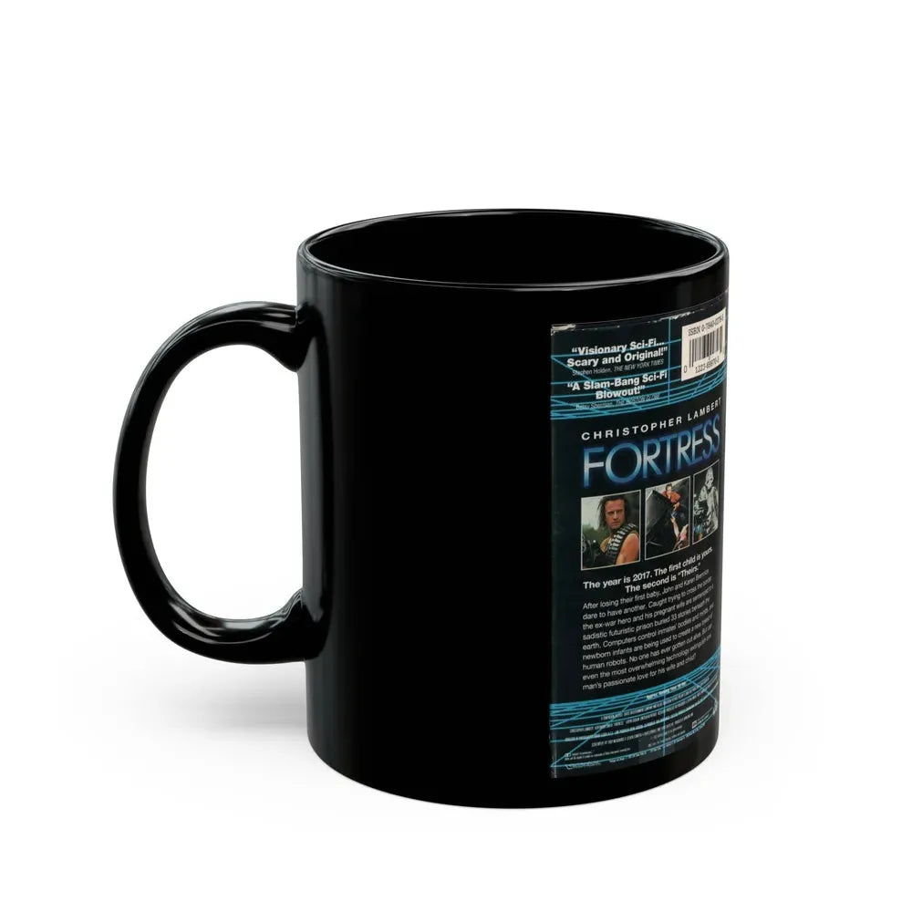 FORTRESS (VHS COVER) - Black Coffee Mug - Go Mug Yourself