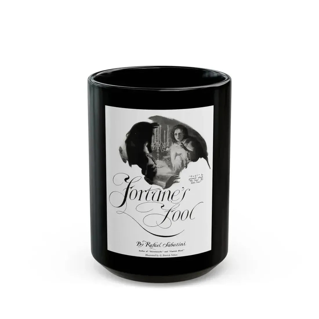 Fortune's Fool (1), McCalls magazine, January 1923 - Black Coffee Mug 15oz - Go Mug Yourself