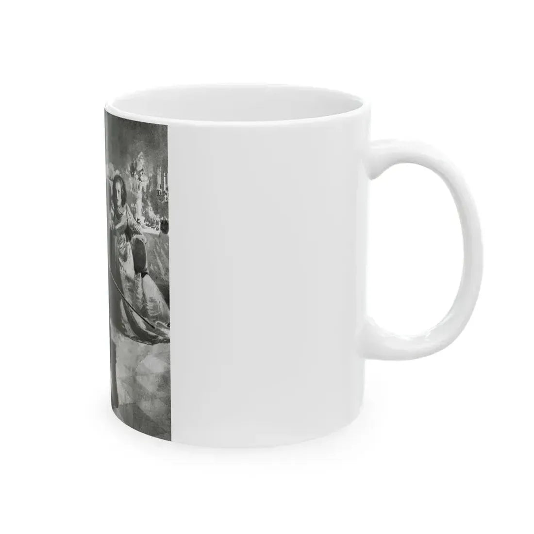 Fortune's Fool (2), McCalls magazine, January 1923 - White Coffee Mug - Go Mug Yourself