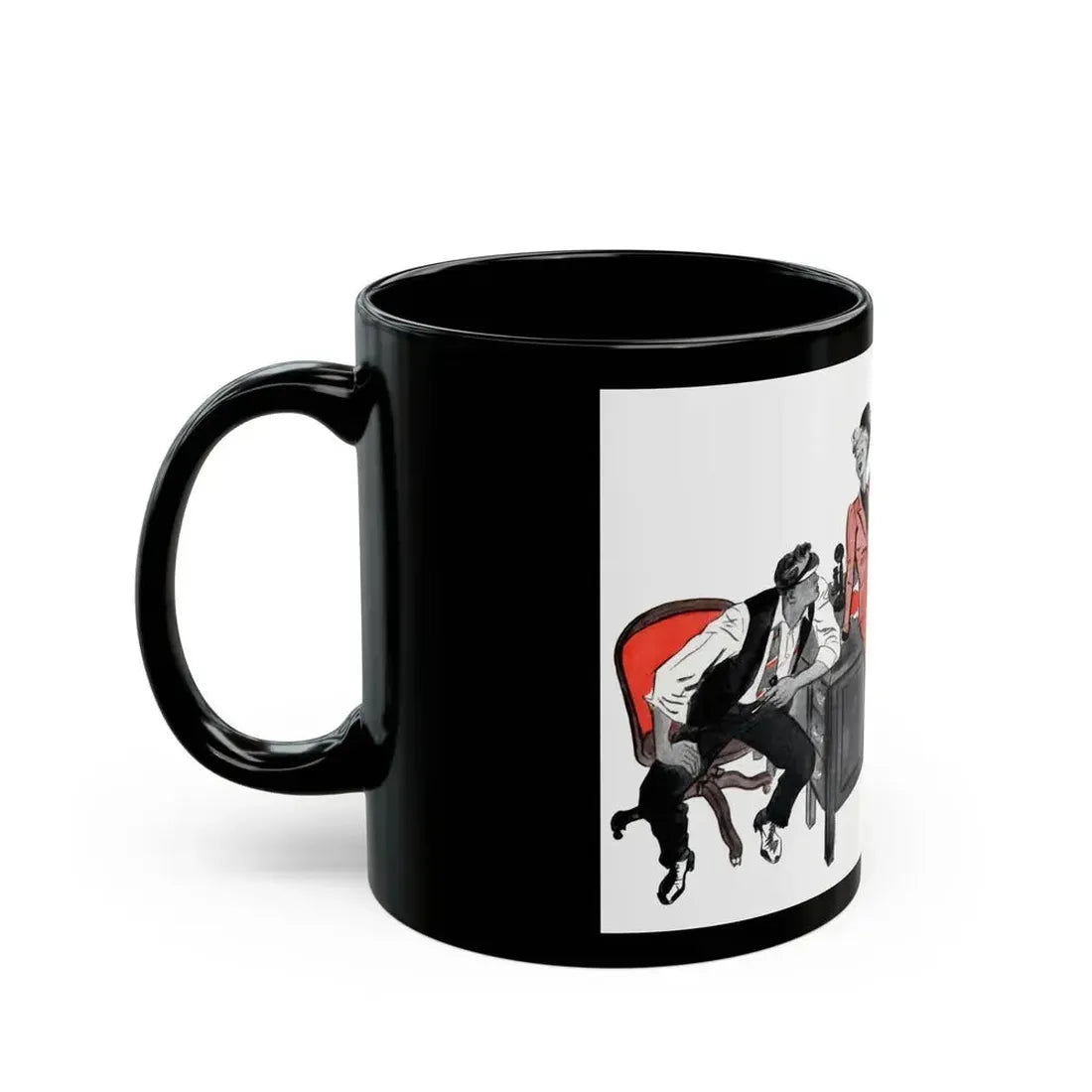 Fortune's Footsteps, The American Magazine, July 1936 - Black Coffee Mug - Go Mug Yourself