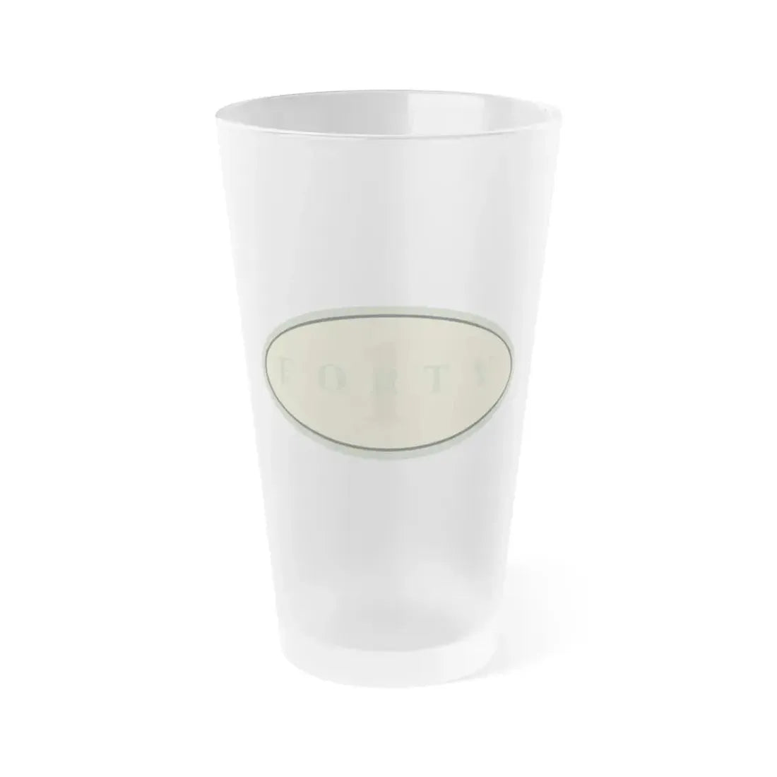 Forty 1 (U.S. Navy) Frosted Pint Glass 16oz Default Title - Go Mug Yourself