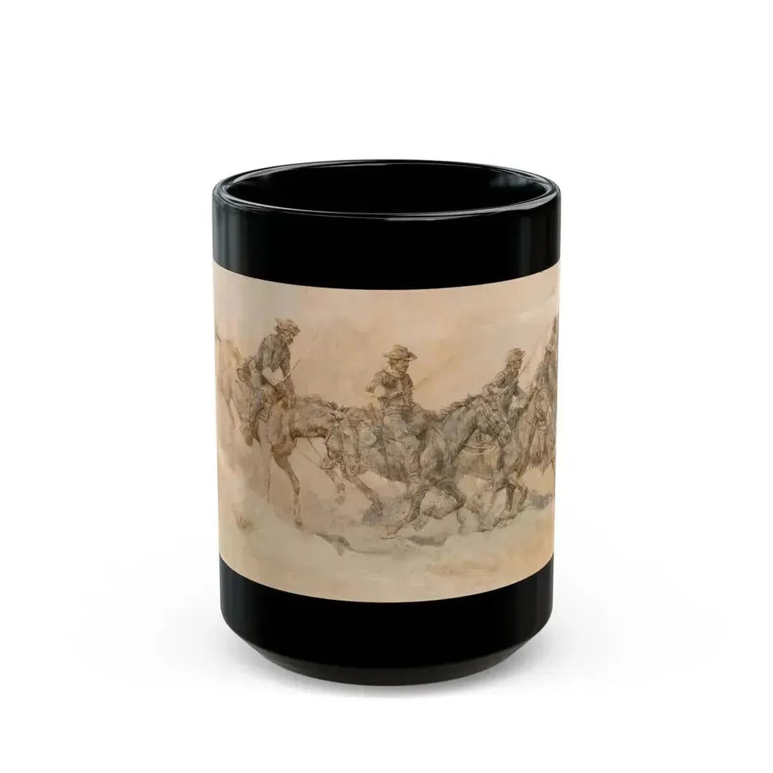 Forty Miles a Day - Black Coffee Mug 15oz - Go Mug Yourself