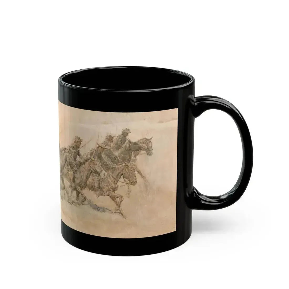 Forty Miles a Day - Black Coffee Mug - Go Mug Yourself