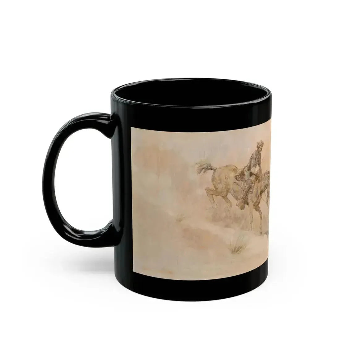 Forty Miles a Day - Black Coffee Mug - Go Mug Yourself