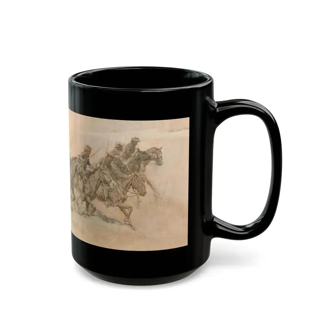 Forty Miles a Day - Black Coffee Mug - Go Mug Yourself