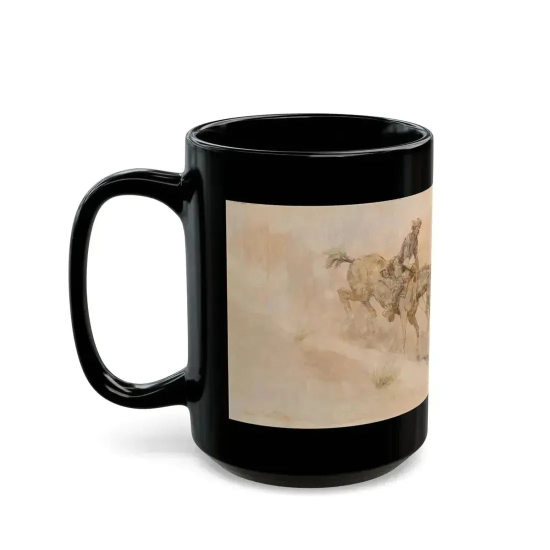 Forty Miles a Day - Black Coffee Mug - Go Mug Yourself