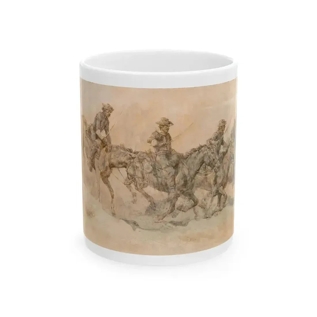 Forty Miles a Day - White Coffee Mug 11oz - Go Mug Yourself