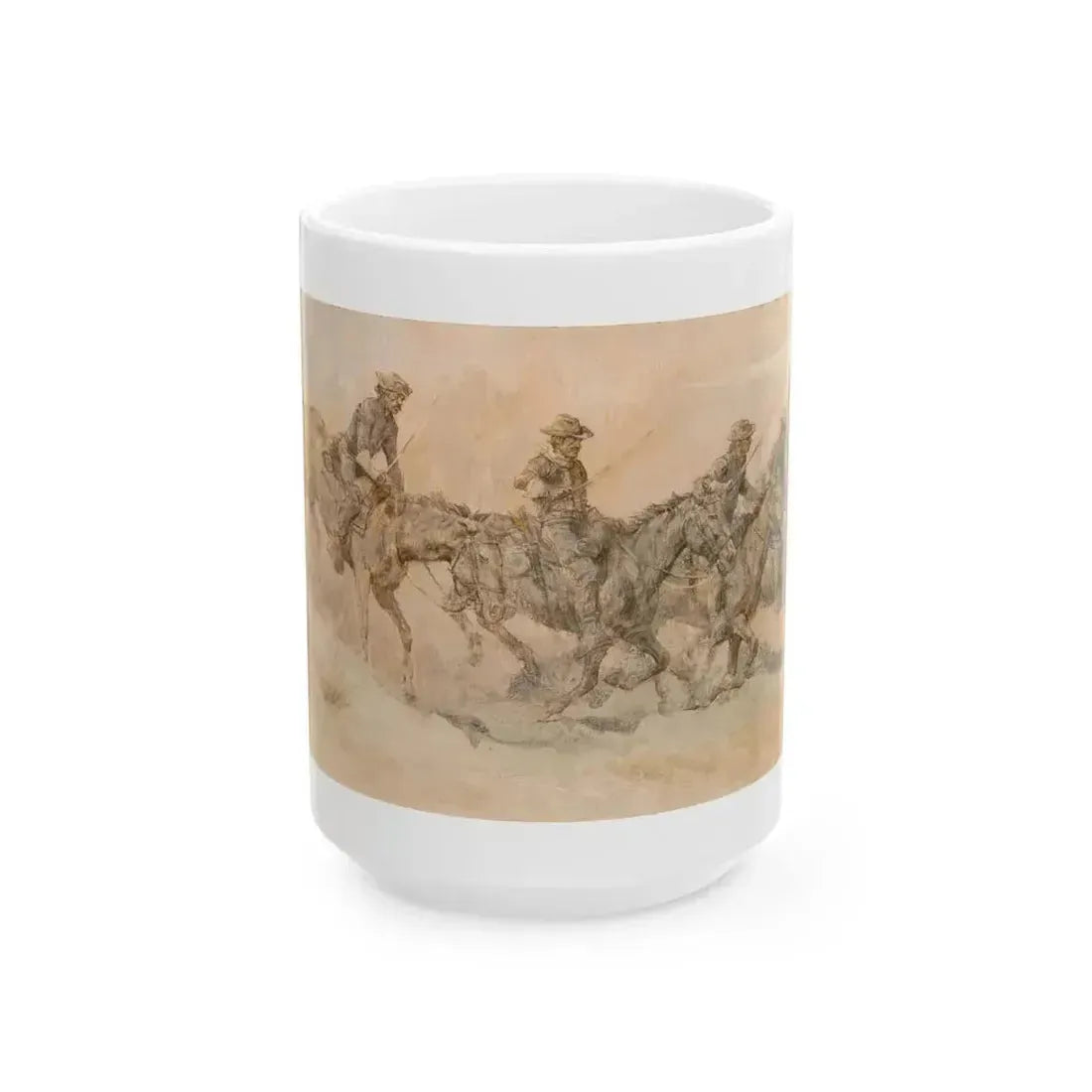 Forty Miles a Day - White Coffee Mug 15oz - Go Mug Yourself
