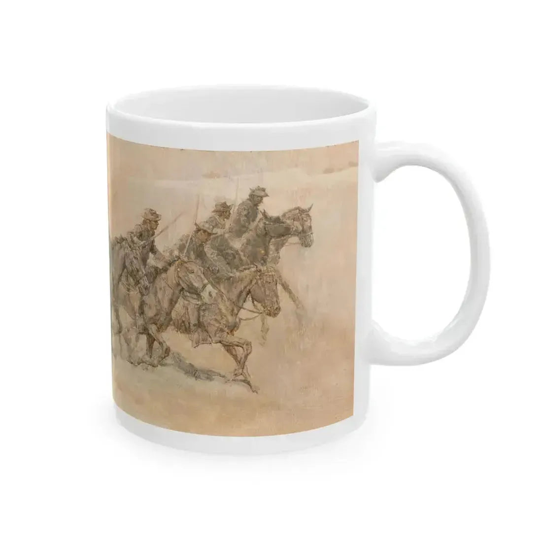 Forty Miles a Day - White Coffee Mug - Go Mug Yourself