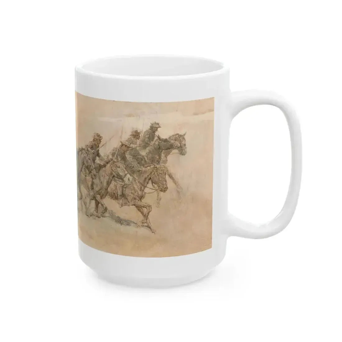 Forty Miles a Day - White Coffee Mug - Go Mug Yourself