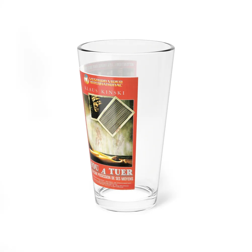 FOU A TUER (VHS COVER) Pint Glass 16oz - Go Mug Yourself