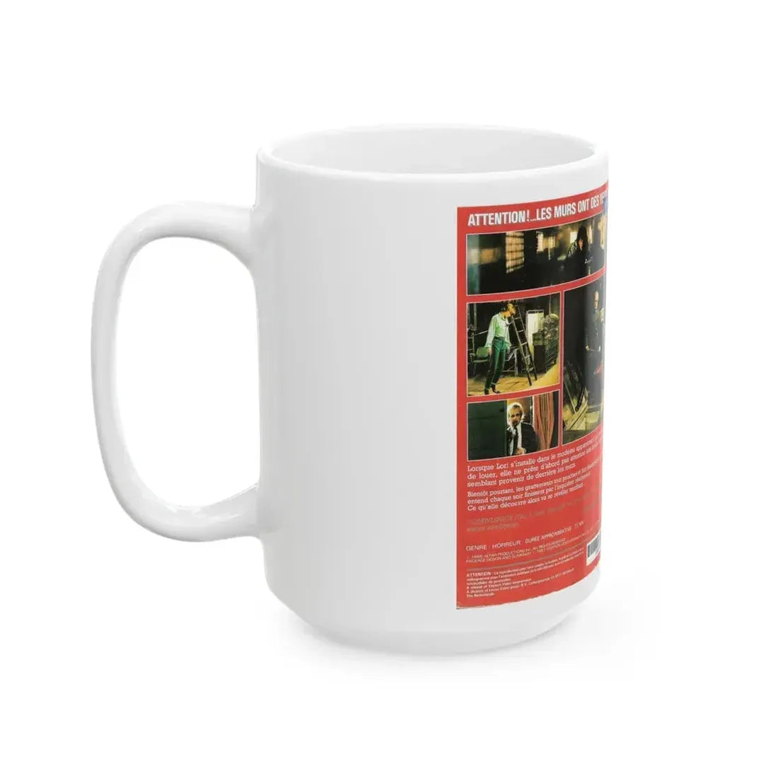 FOU A TUER (VHS COVER) - White Coffee Mug - Go Mug Yourself