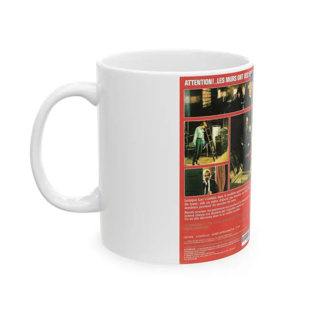 FOU A TUER (VHS COVER) - White Coffee Mug - Go Mug Yourself