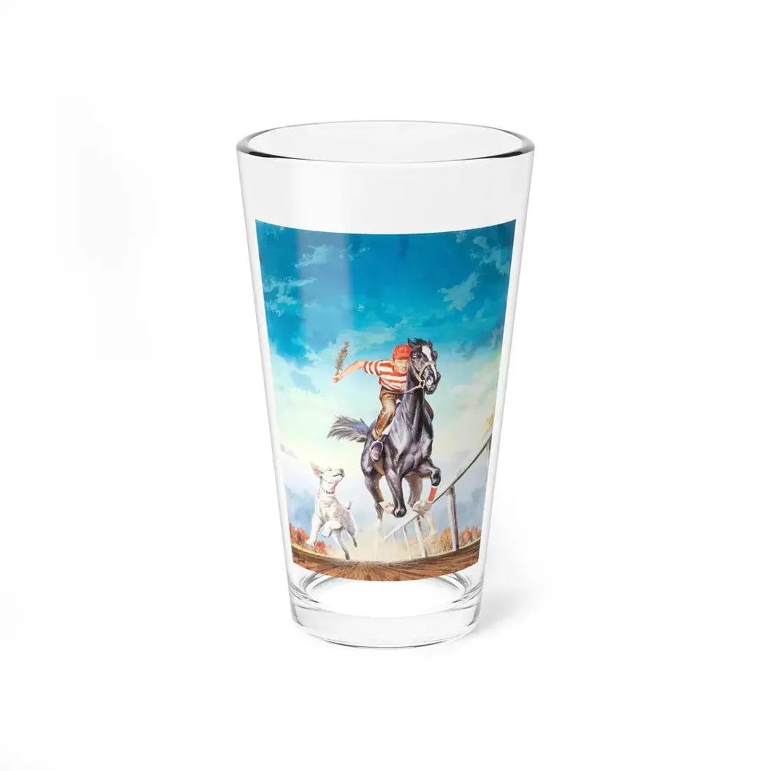 Four Color 554 Rusty Riley  A Boy, a Horse, and a Dog (Dell Comics, 1954) - Pint Glass 16oz 16oz - Go Mug Yourself