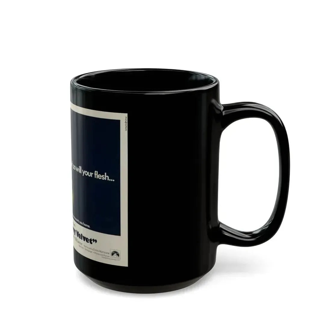 FOUR FLIES ON GREY VELVET 1971 Movie Poster - Black Coffee Mug - Go Mug Yourself