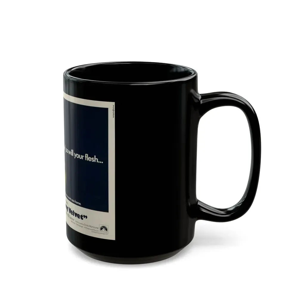 FOUR FLIES ON GREY VELVET 1971 Movie Poster - Black Coffee Mug - Go Mug Yourself