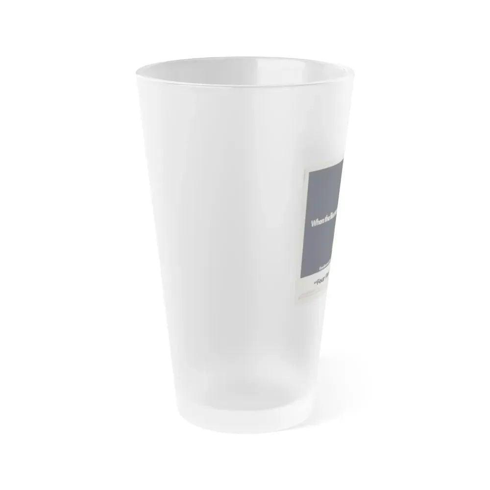 FOUR FLIES ON GREY VELVET 1971 Movie Poster - Frosted Pint Glass 16oz - Go Mug Yourself