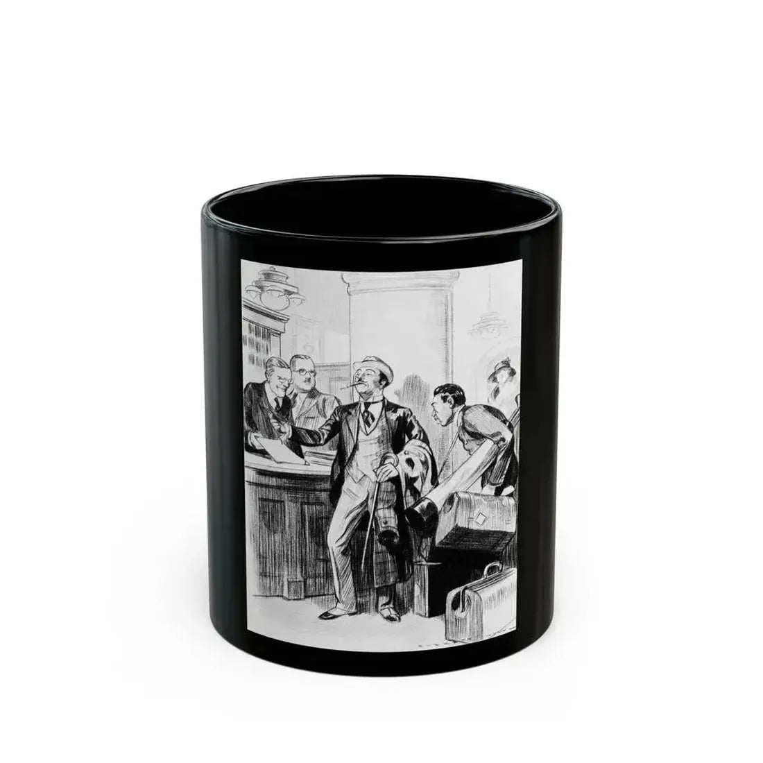 Four-Flushers of the Films, Screenland, May 1923 - Black Coffee Mug 11oz - Go Mug Yourself