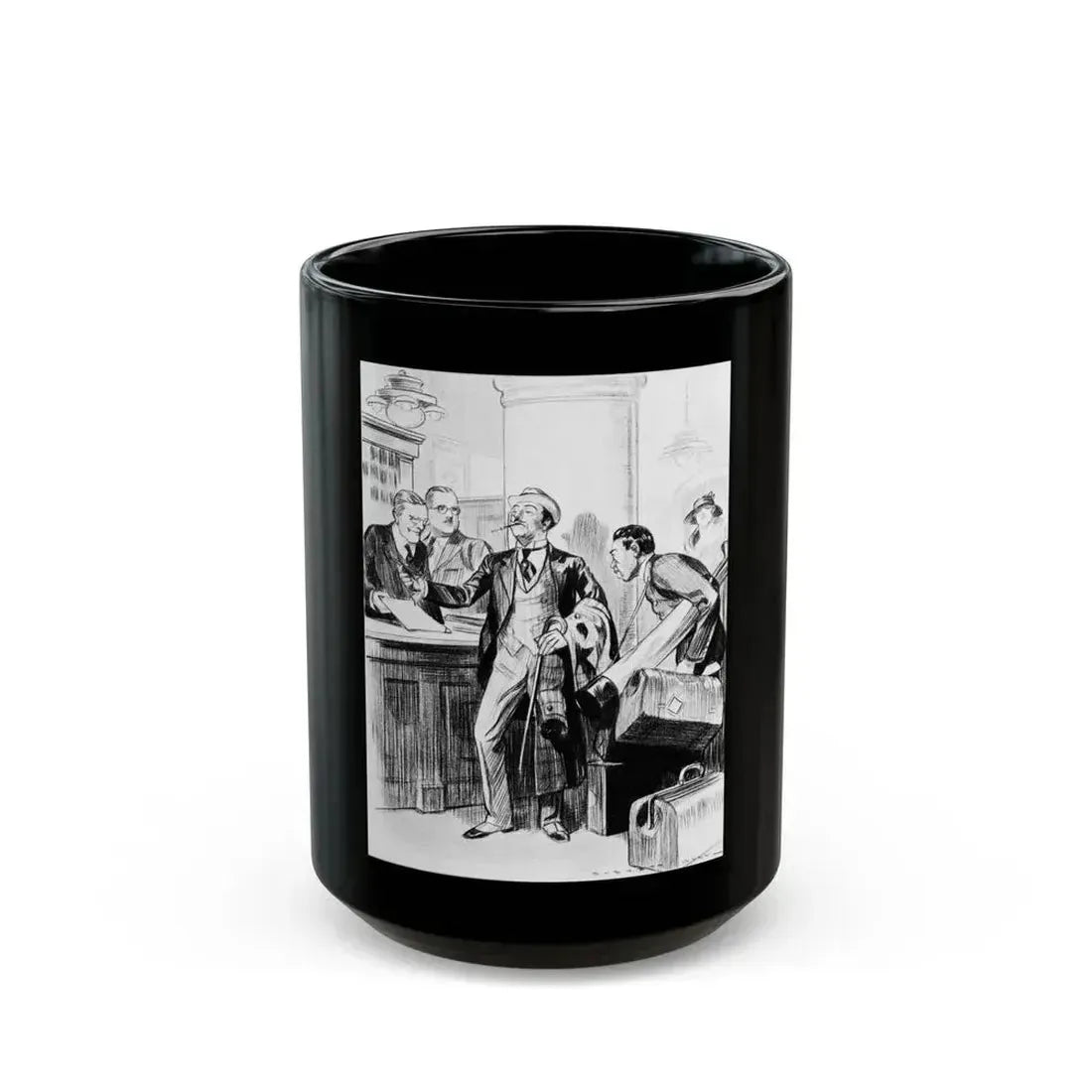 Four-Flushers of the Films, Screenland, May 1923 - Black Coffee Mug 15oz - Go Mug Yourself