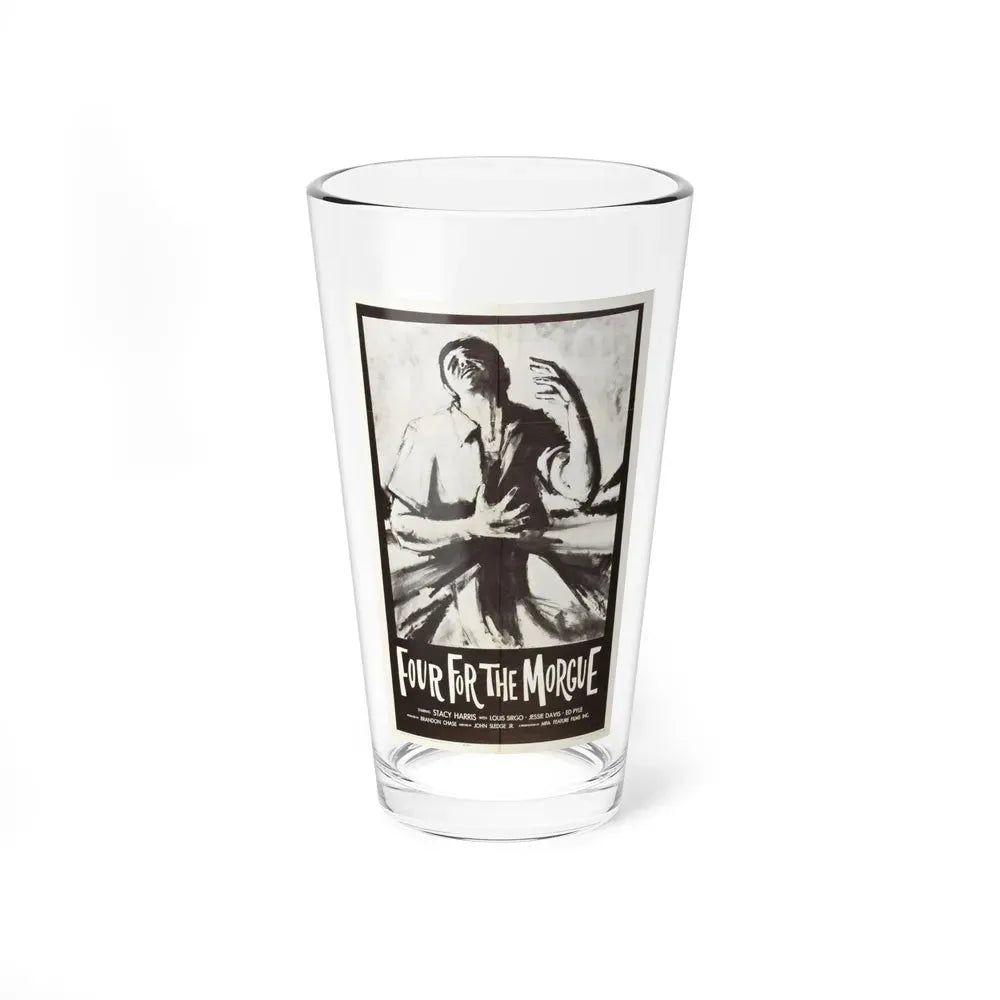 FOUR FOR THE MORGUE 1962 Movie Poster - Pint Glass 16oz 16oz - Go Mug Yourself