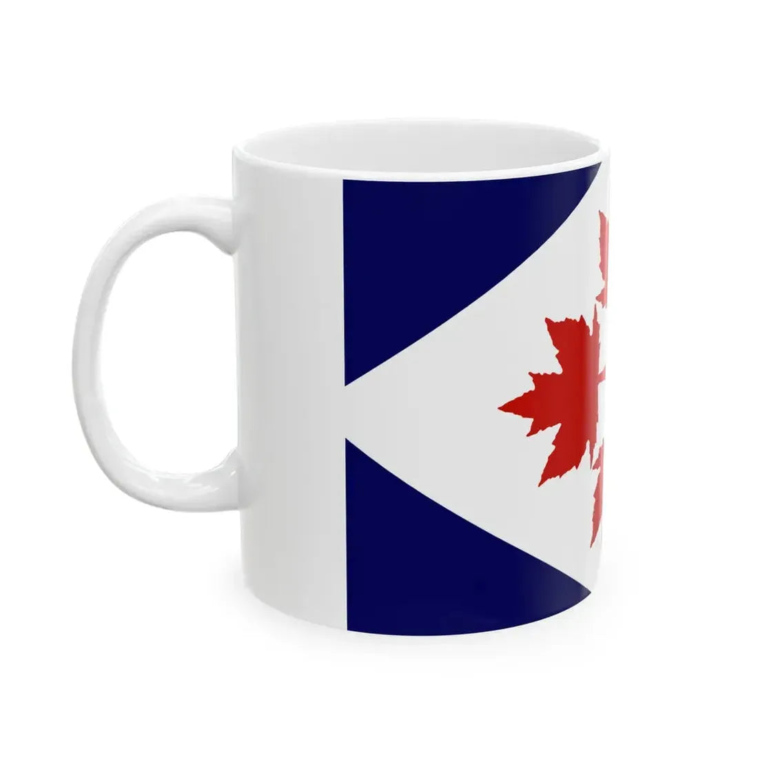 Four Leaves Flag Proposal (Canada) White Coffee Mug - Go Mug Yourself