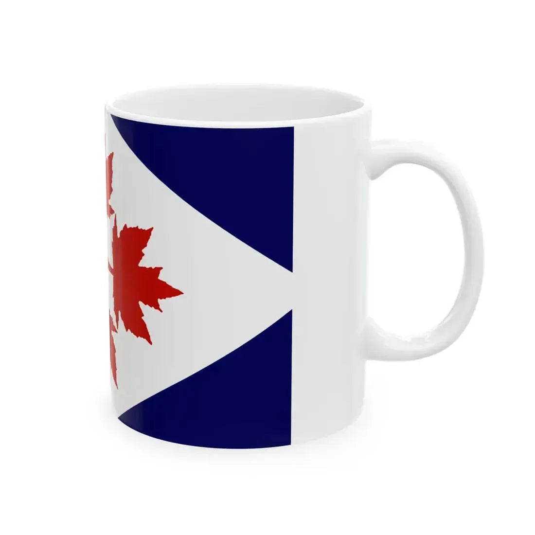 Four Leaves Flag Proposal (Canada) White Coffee Mug - Go Mug Yourself