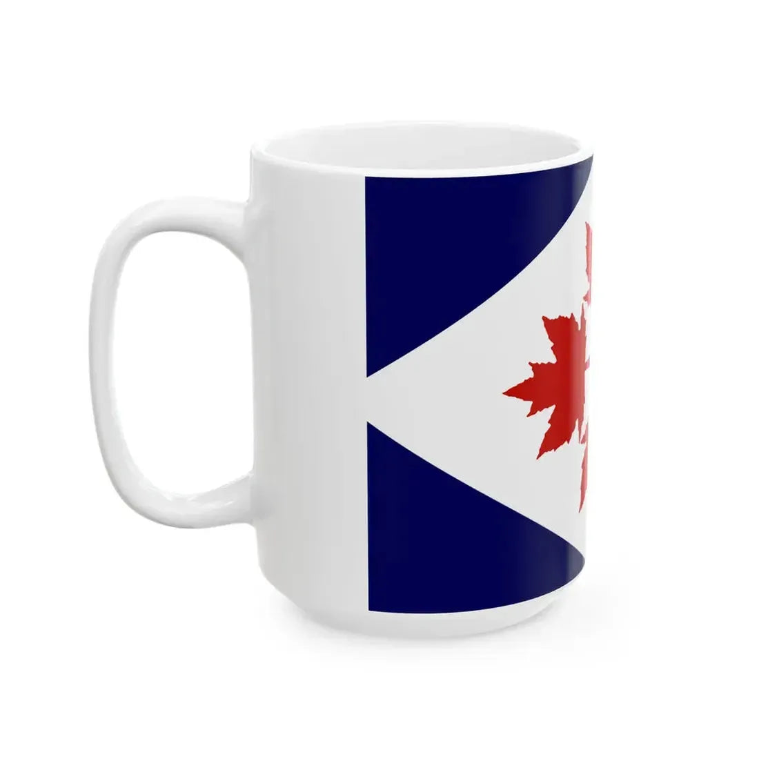 Four Leaves Flag Proposal (Canada) White Coffee Mug - Go Mug Yourself