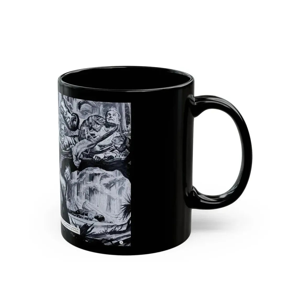 Four-Legged Devils Tore Out My Tongue, True Men Stories, October 1957 - Black Coffee Mug - Go Mug Yourself