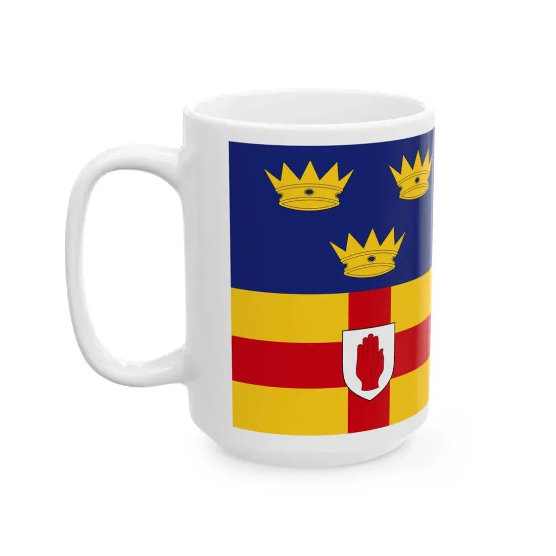 Four Provinces Flag (Ireland) White Coffee Mug - Go Mug Yourself