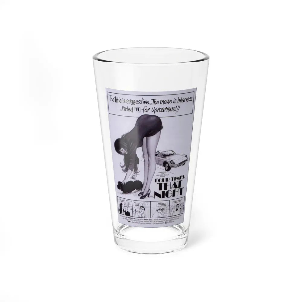 FOUR TIMES THAT NIGHT (2) 1971 Movie Poster - Pint Glass 16oz 16oz - Go Mug Yourself