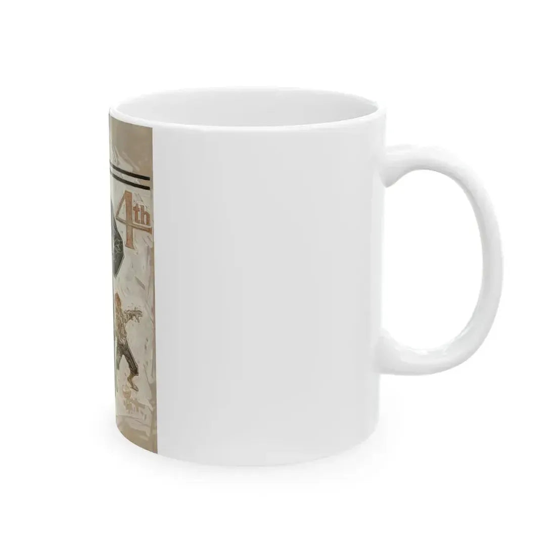 Fourth of July, The Saturday Evening Post, July 1, 1911 - White Coffee Mug - Go Mug Yourself
