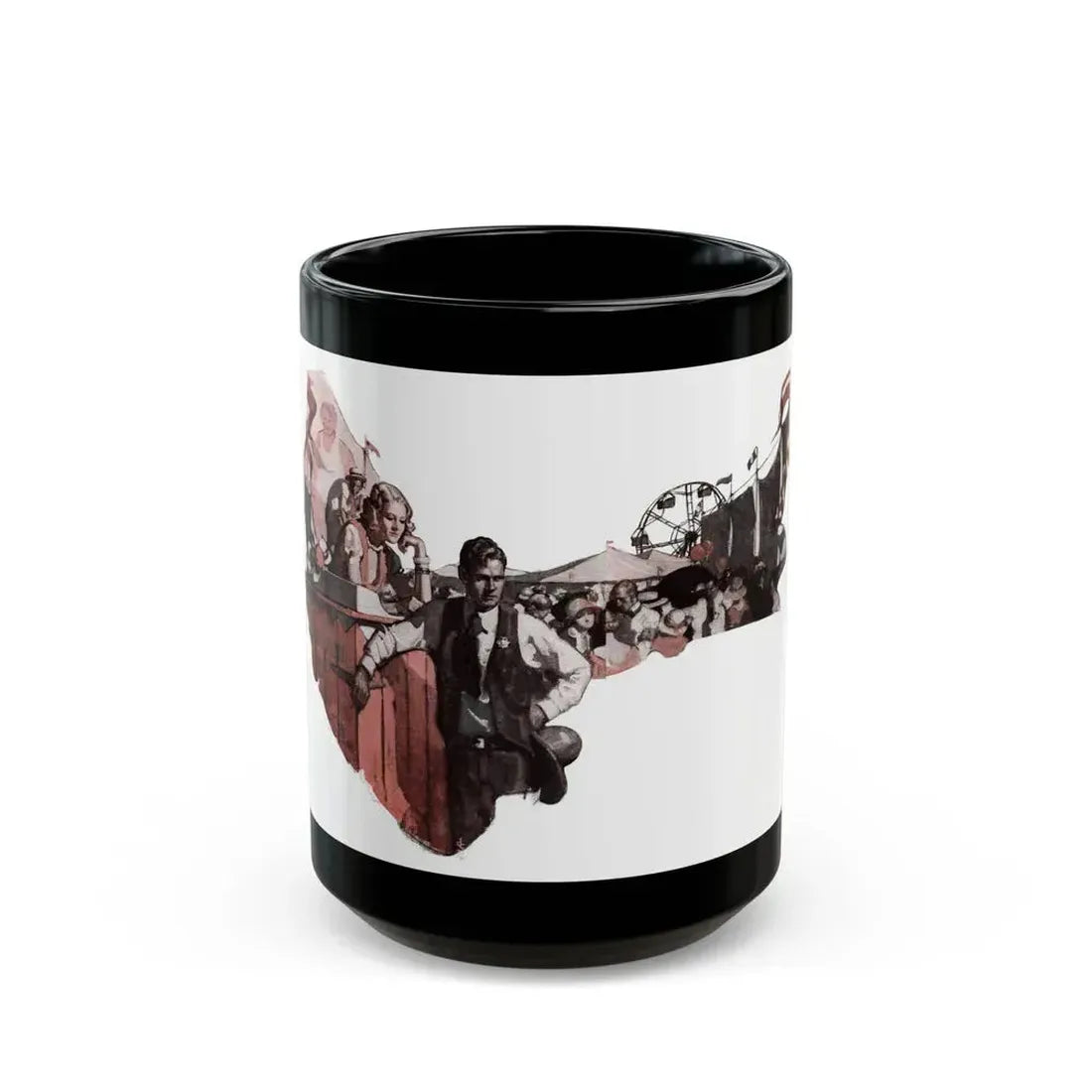 Fox Fire (1), Cosmopolitan, November 1932 - Black Coffee Mug 15oz - Go Mug Yourself