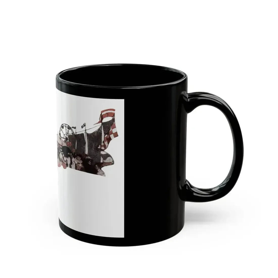 Fox Fire (1), Cosmopolitan, November 1932 - Black Coffee Mug - Go Mug Yourself