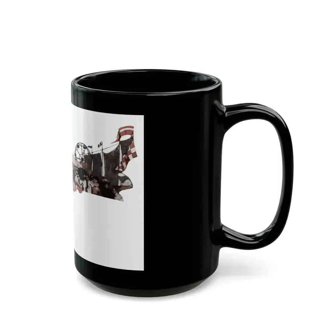 Fox Fire (1), Cosmopolitan, November 1932 - Black Coffee Mug - Go Mug Yourself
