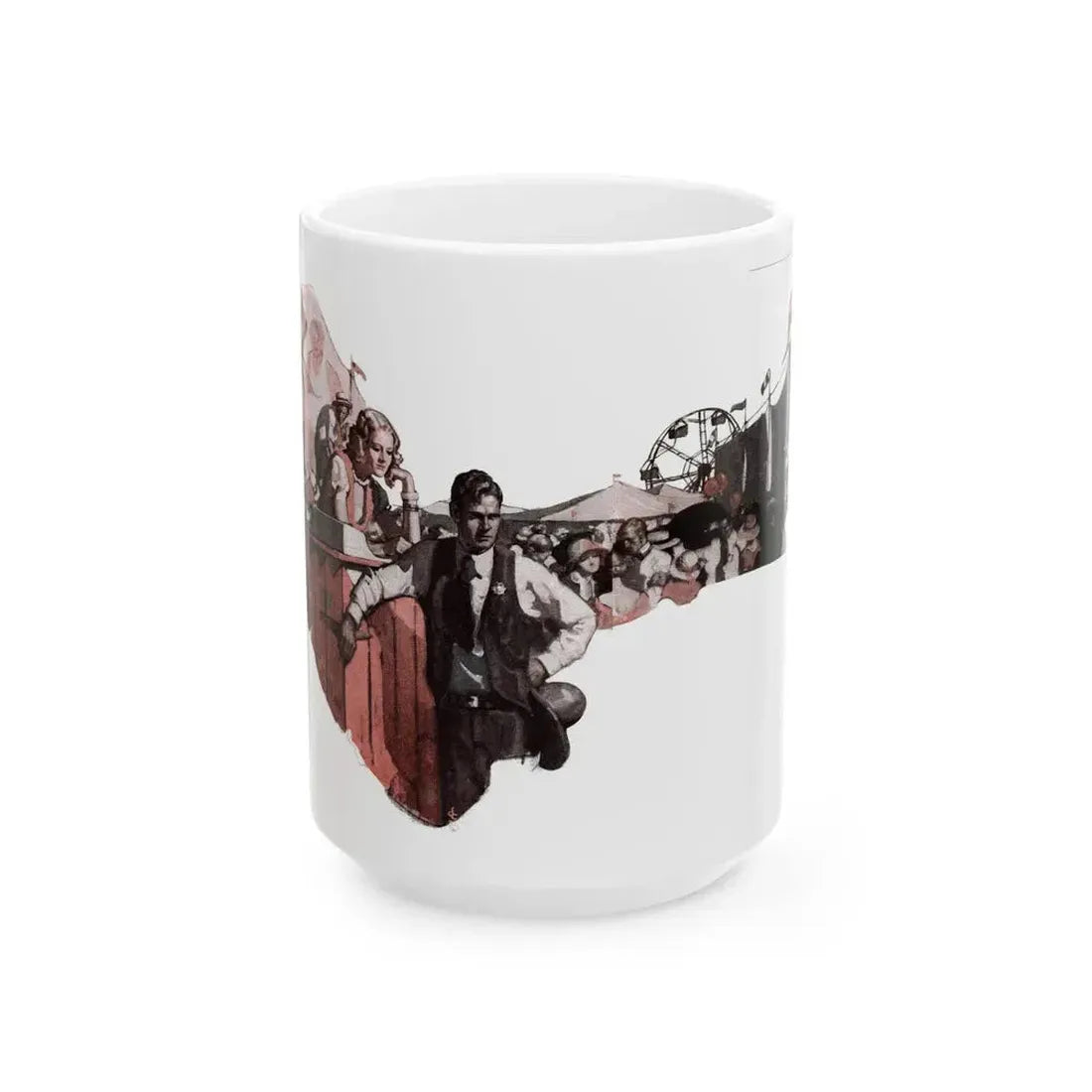 Fox Fire (1), Cosmopolitan, November 1932 - White Coffee Mug 15oz - Go Mug Yourself