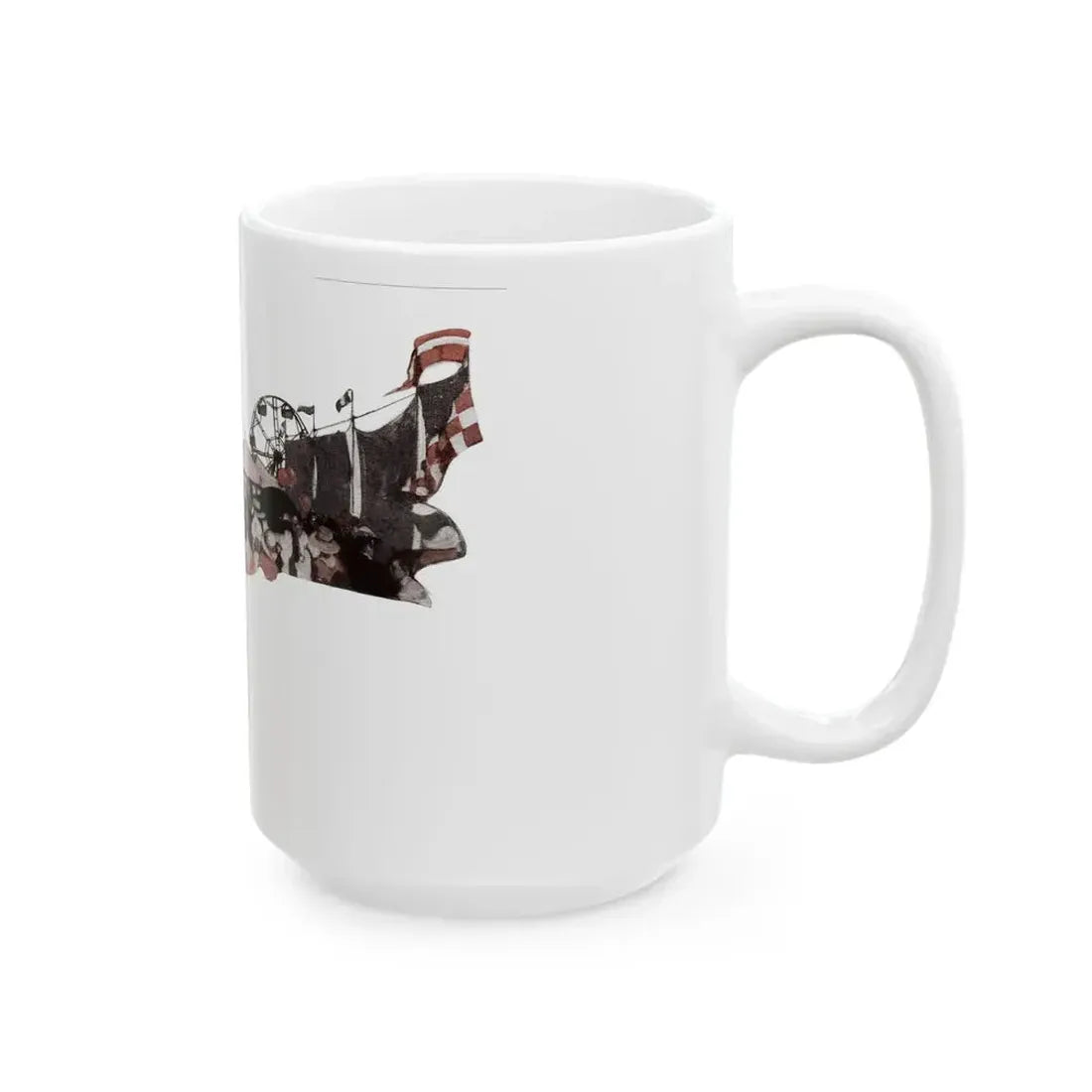 Fox Fire (1), Cosmopolitan, November 1932 - White Coffee Mug - Go Mug Yourself