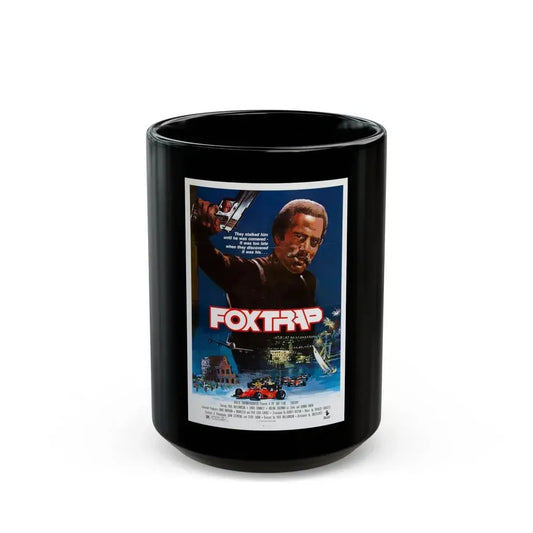 FOXTRAP 1986 Movie Poster - Black Coffee Mug 15oz - Go Mug Yourself