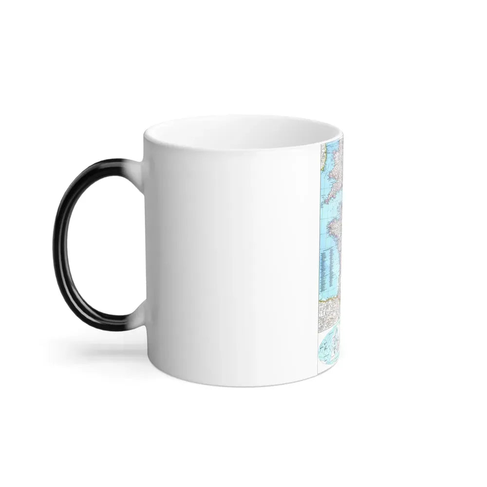 France (1989) (Map) Color Changing Mug 11oz - Go Mug Yourself