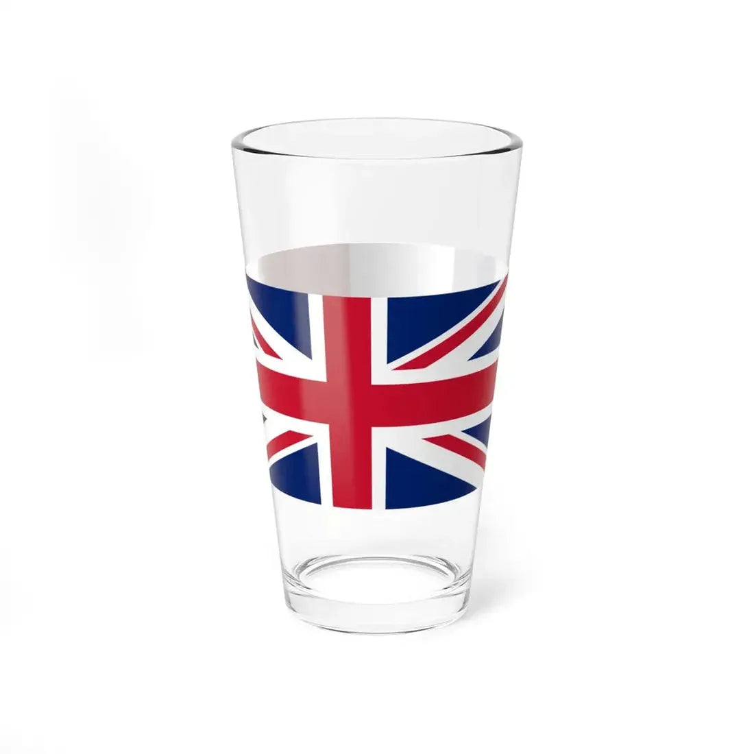 France and United Kingdom flags (France) Pint Glass 16oz - Go Mug Yourself