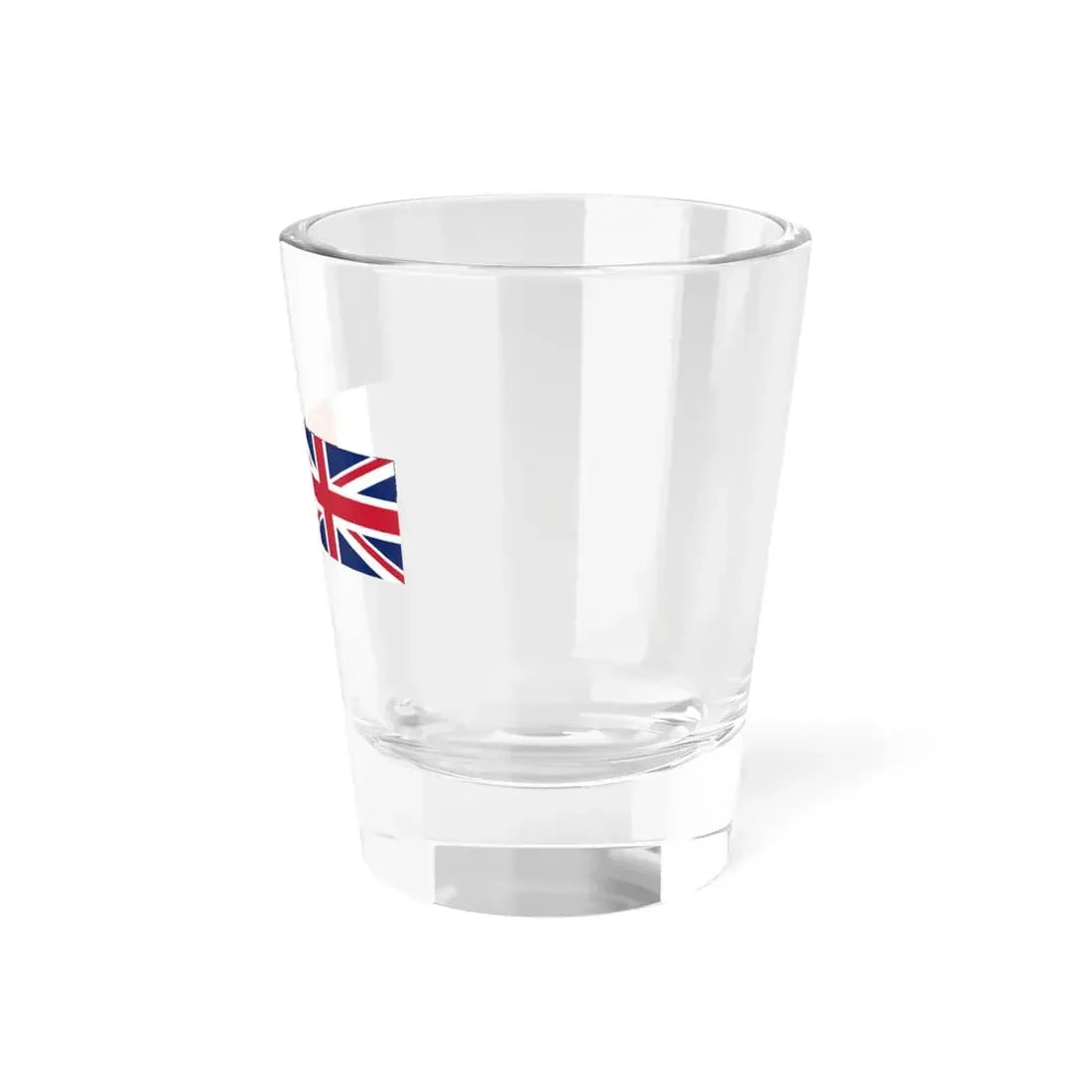 France and United Kingdom flags (France) Shot Glass 1.5oz - Go Mug Yourself