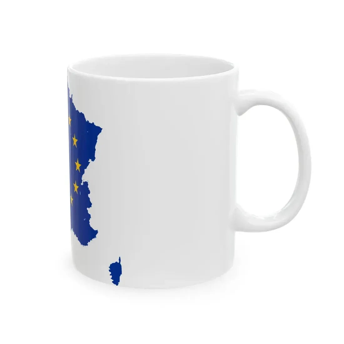 France EU (France) White Coffee Mug - Go Mug Yourself