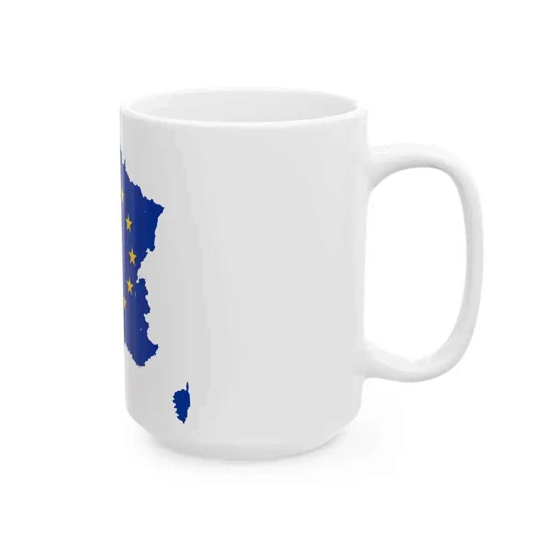 France EU (France) White Coffee Mug - Go Mug Yourself