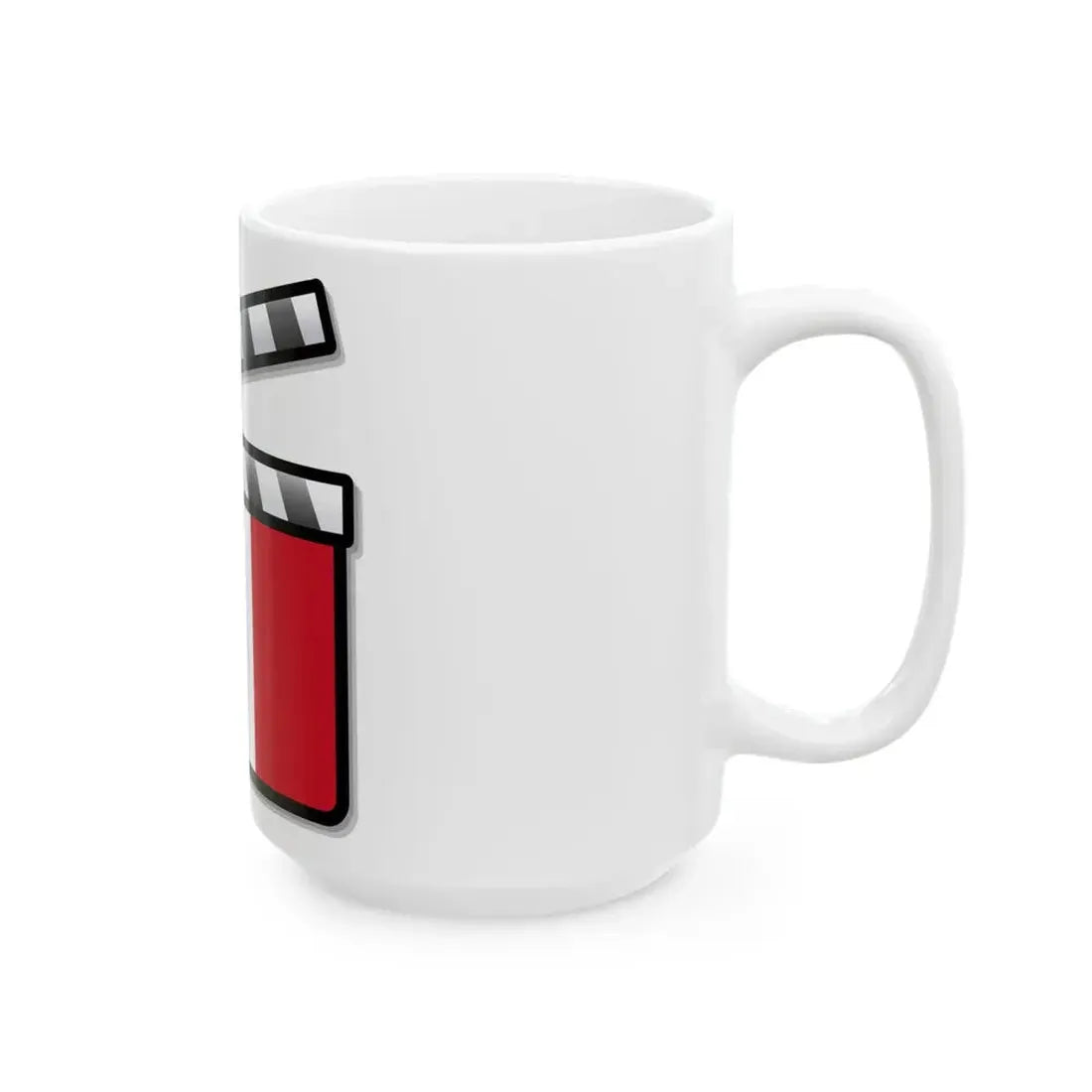 France film clapperboard (France) White Coffee Mug - Go Mug Yourself