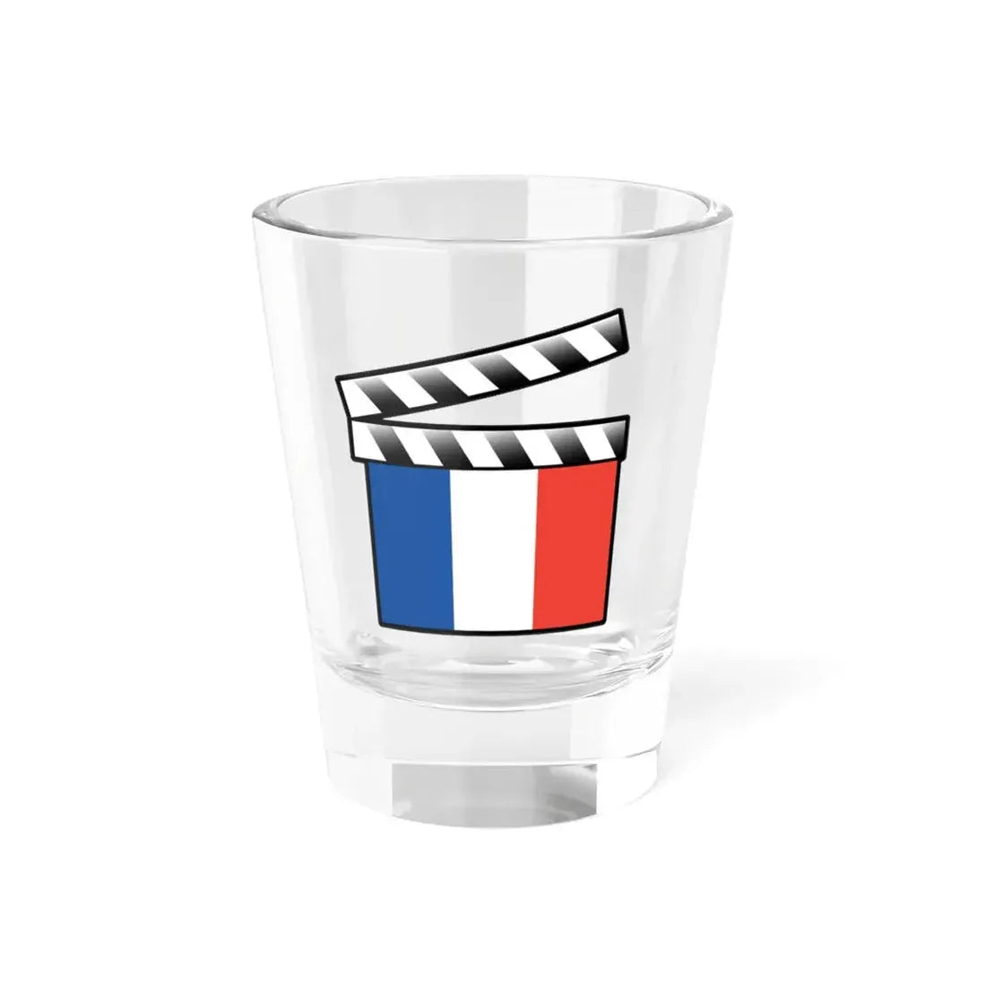 France film clapperboard variant (France) Shot Glass 1.5oz 1.5oz - Go Mug Yourself