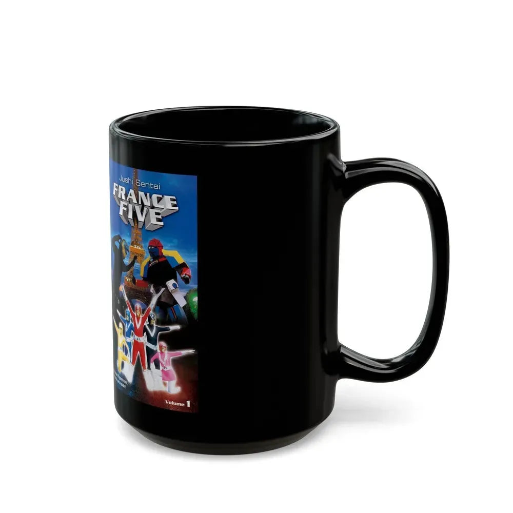 FRANCE FIVE (VHS COVER) - Black Coffee Mug - Go Mug Yourself