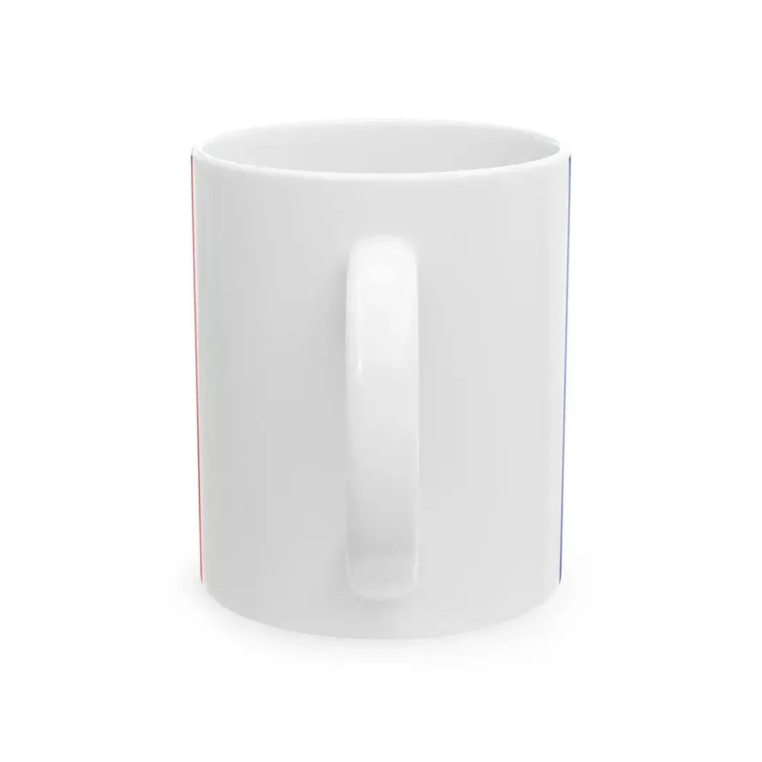 France flags fusion (France) White Coffee Mug - Go Mug Yourself